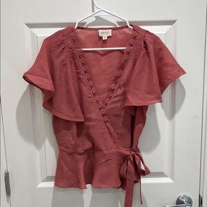 Meraki Faux Wrap Top